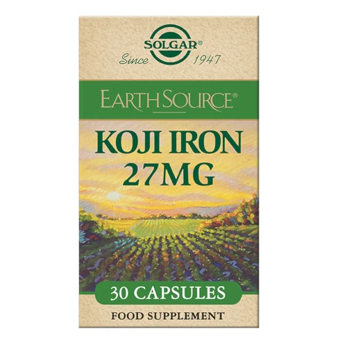 Сульфат железа Solgar Earth Source Koji Iron, 30 капс