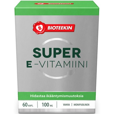 Витамин Е Bioteekin Super E-vitamiini, 60 капс
