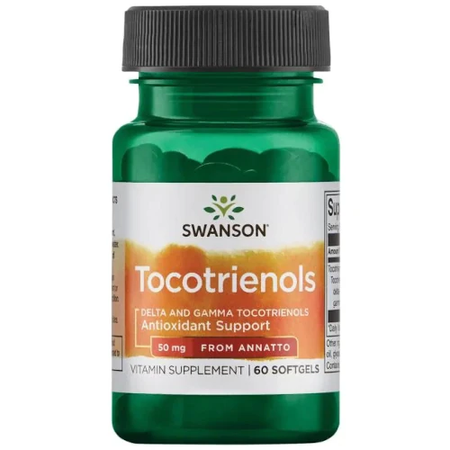 Натуральный витамин Е Swanson Tocotrienols (из аннато), 60 капс