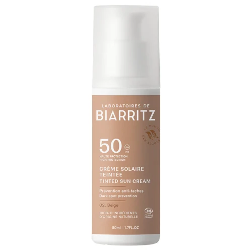 Тональный крем с защитой от солнца Laboratoires de Biarritz Tinted Sun Cream SPF50 цвет бежевый