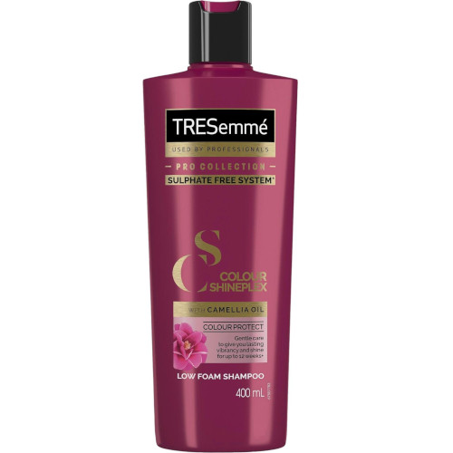 Шампунь без сульфатов для сияния цвета TRESemmé Colour Shineplex 400мл