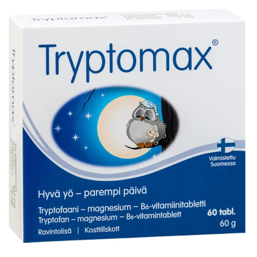 Средство для сна Триптофан+витамины Tryptomax, 60 табл