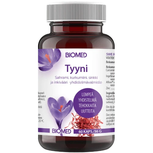 Растительная добавка для стабилизации настроения Biomed Tyyni, 60 капс