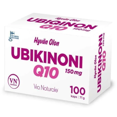 Убихинон (Коэнзим Q10) Hyvän Olon Ubikinoni Q10 100 капс
