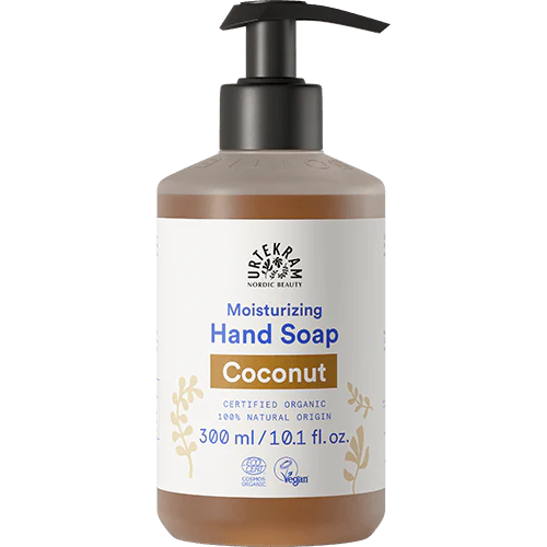 Натуральное жидкое мыло кокосовое Urtekram Coconut hand soap organic, 300 мл