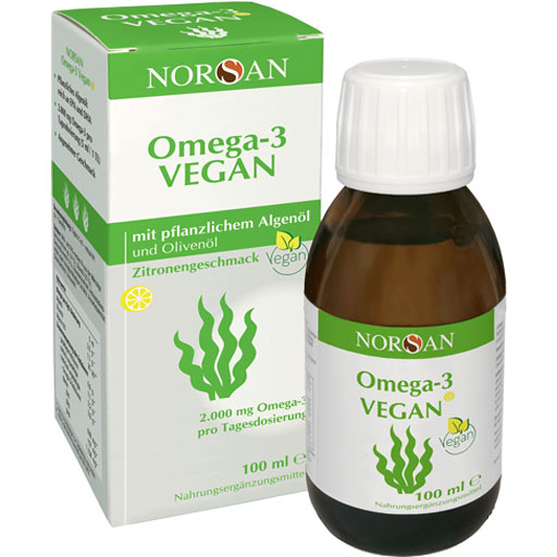 Растительная веганская омега NORSAN Omega-3 vegan, 100 мл