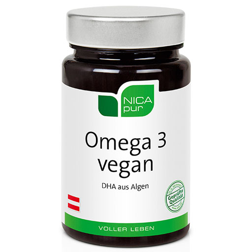 Растительная веганская омега NICAPUR Omega-3 vegan, 30 капс