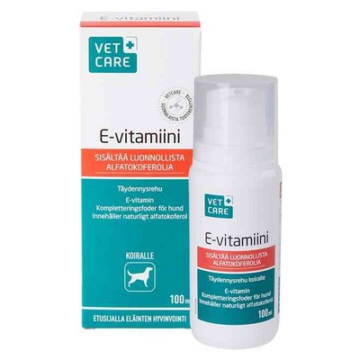 Добавка витамин Е для собак Vetcare E-vitamiini 100 мл