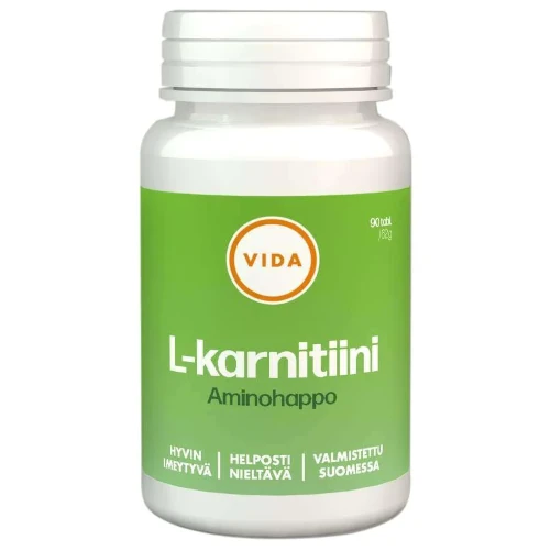 Витамин для спортсменов L-карнитин Vida L-carnitine, 90 табл