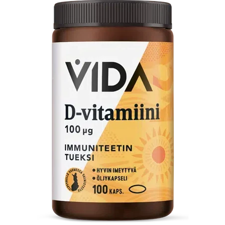 Витамин на масле Vida Vitamin D3 100 мкг, 100 капс
