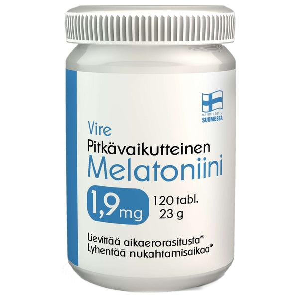 Таблетки для сна с мелатонином Vire Vahva Melatoniini 1,9 mg, 120 шт