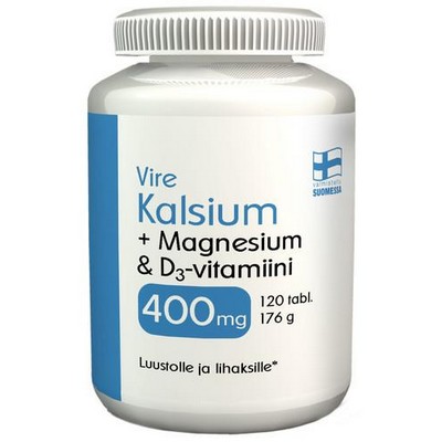 Кальций магний и витамин Д Vire Calcium + Magnesium & Vitamin D 120 табл