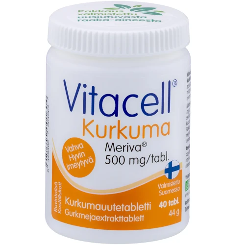 Куркумин антиоксидант Vitacell Kurkuma, 40 табл