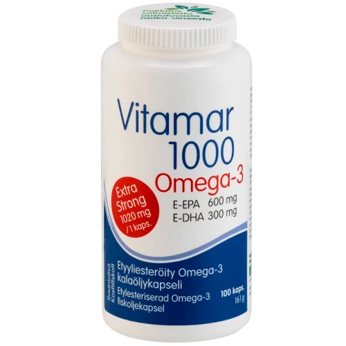 Усиленные Омега-3 Vitamar 1000, 100 капс