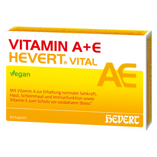 Витамин А+Е VITAMIN A+E Hevert Vital, 60 капс