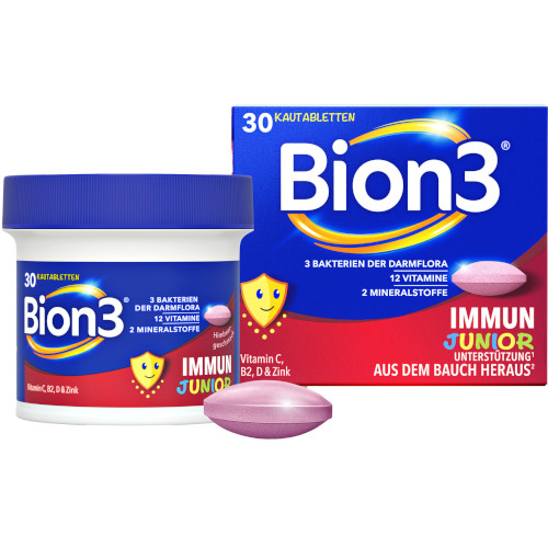 Витаминно-минеральный комплекс с лактобактериями для детей Bion3 Immun Junior, 30 табл