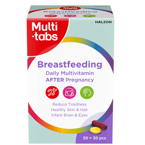Витаминный комплекс для кормящих женщин Multi-tabs Breastfeeding, 30табл+30капс