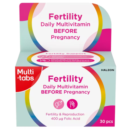 Витамины для планирующих беременность Multi-tabs Fertility, 30 табл