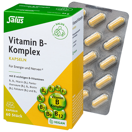 Натуральные витамины группы B Salus VITAMIN B KOMPLEX 60 капс