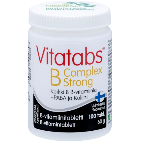 Усиленный комплекс витамин B Vitatabs B-Complex Strong, 100 табл