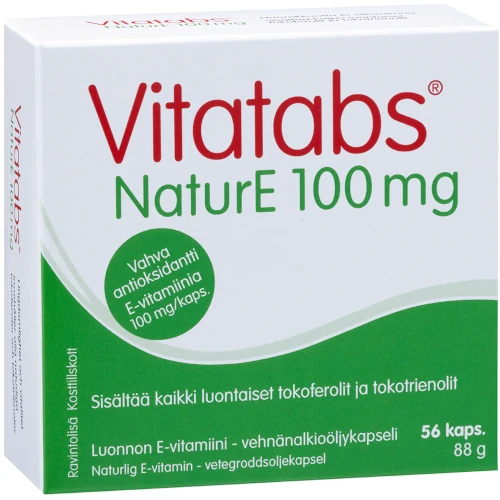 Витамин Е Vitatabs NaturE 100 мг, 56 капс