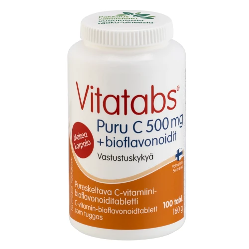Витамин С и биофлавоноиды Vitatabs® Puru C 500 мг + bioflavonoids, 100 табл