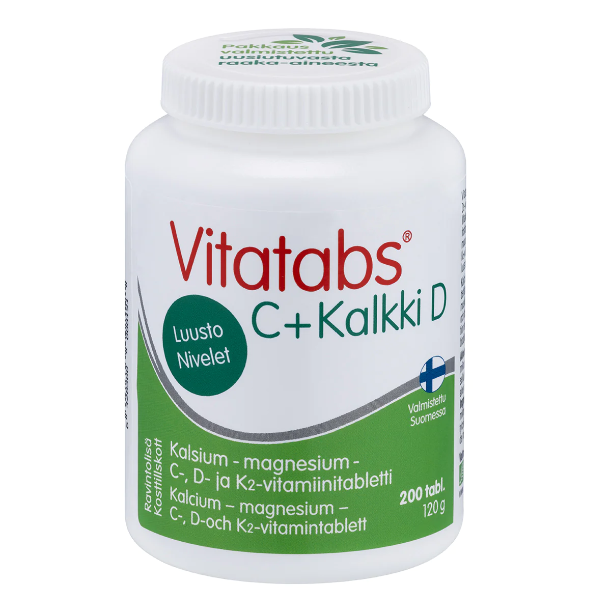 Комплекс для костей и суставов Vitatabs C + Kalkki D, 200 табл