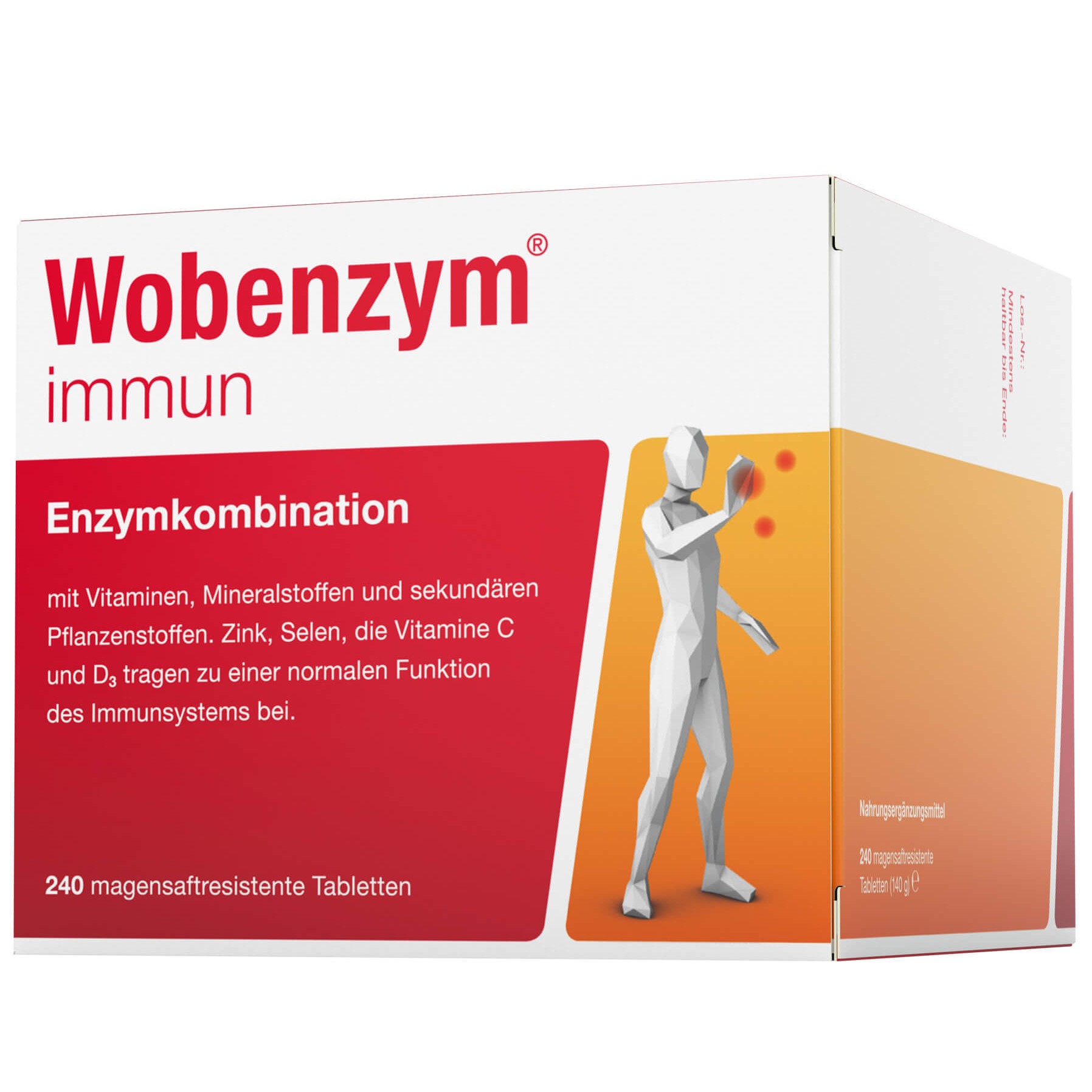Ферменты, витамины и минералы Вобэнзим Wobenzym Immun, 240 шт