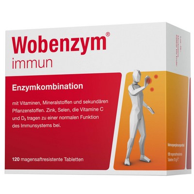 Ферменты, витамины и минералы Вобэнзим Wobenzym Immun, 120 шт