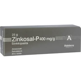 Цинковый крем Zinkosal-P sinkkipasta 25 гр